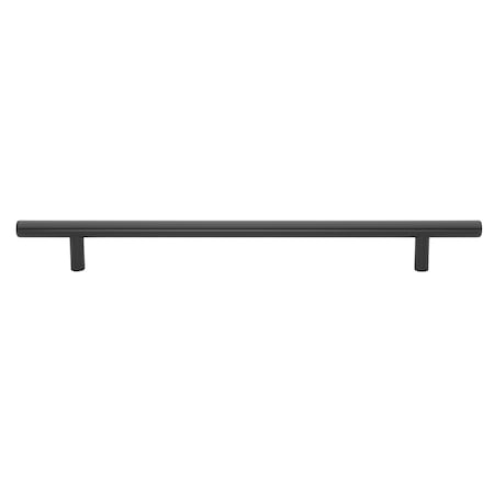 Gliderite Hardware 9 in. Center to Center Matte Black Solid Steel Bar Pull - 5012-228-MB 5012-228-MB-1